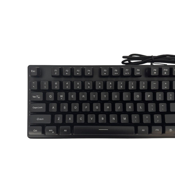 NPET K10 Gaming Keyboard Open Box Wired Illuminated Backlit Multicolor Floating - Picture 5 of 9